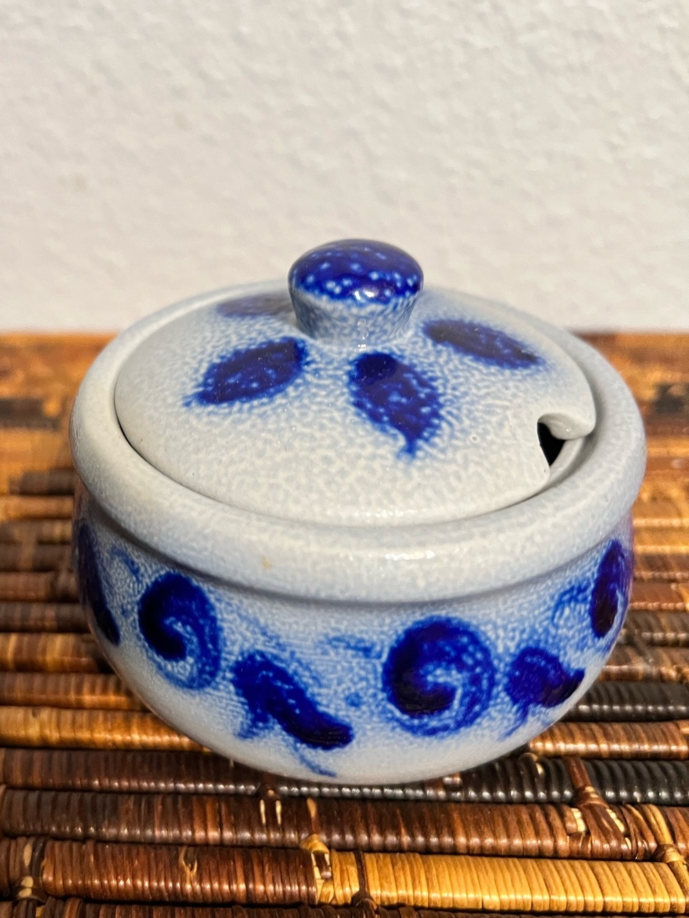 Glaze Pottery Blue Small Dish